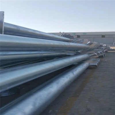 標(biāo)志桿廠家實拍鍍鋅加工圖