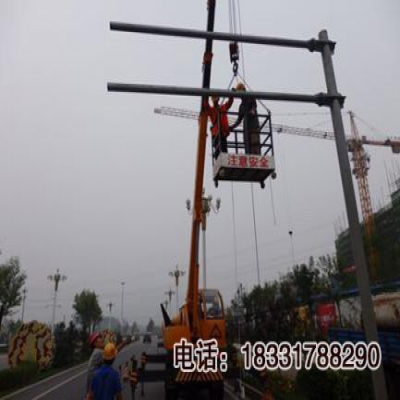 大同市交通標(biāo)志桿【雙懸臂式標(biāo)牌立柱】廠家